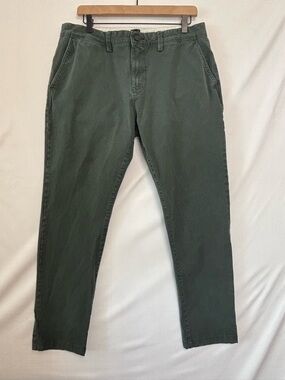 C&A Flex On-The-Go Green Slim Chino Pants Size 36” x 28”